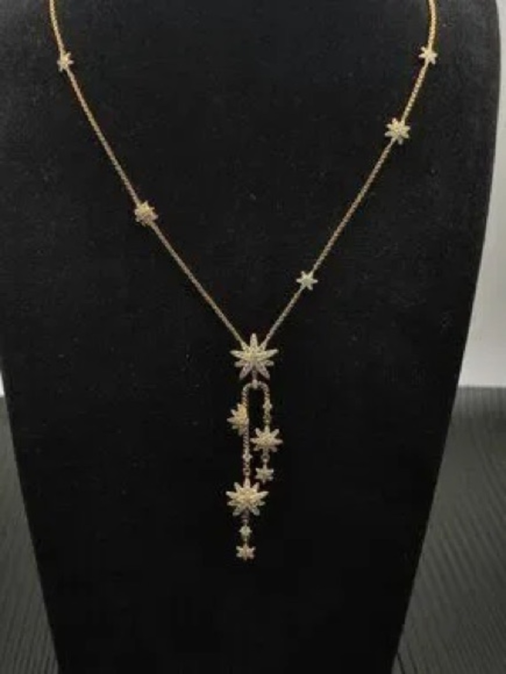 David Yurman Golden Star Cluster Necklace - Picture 5 of 5